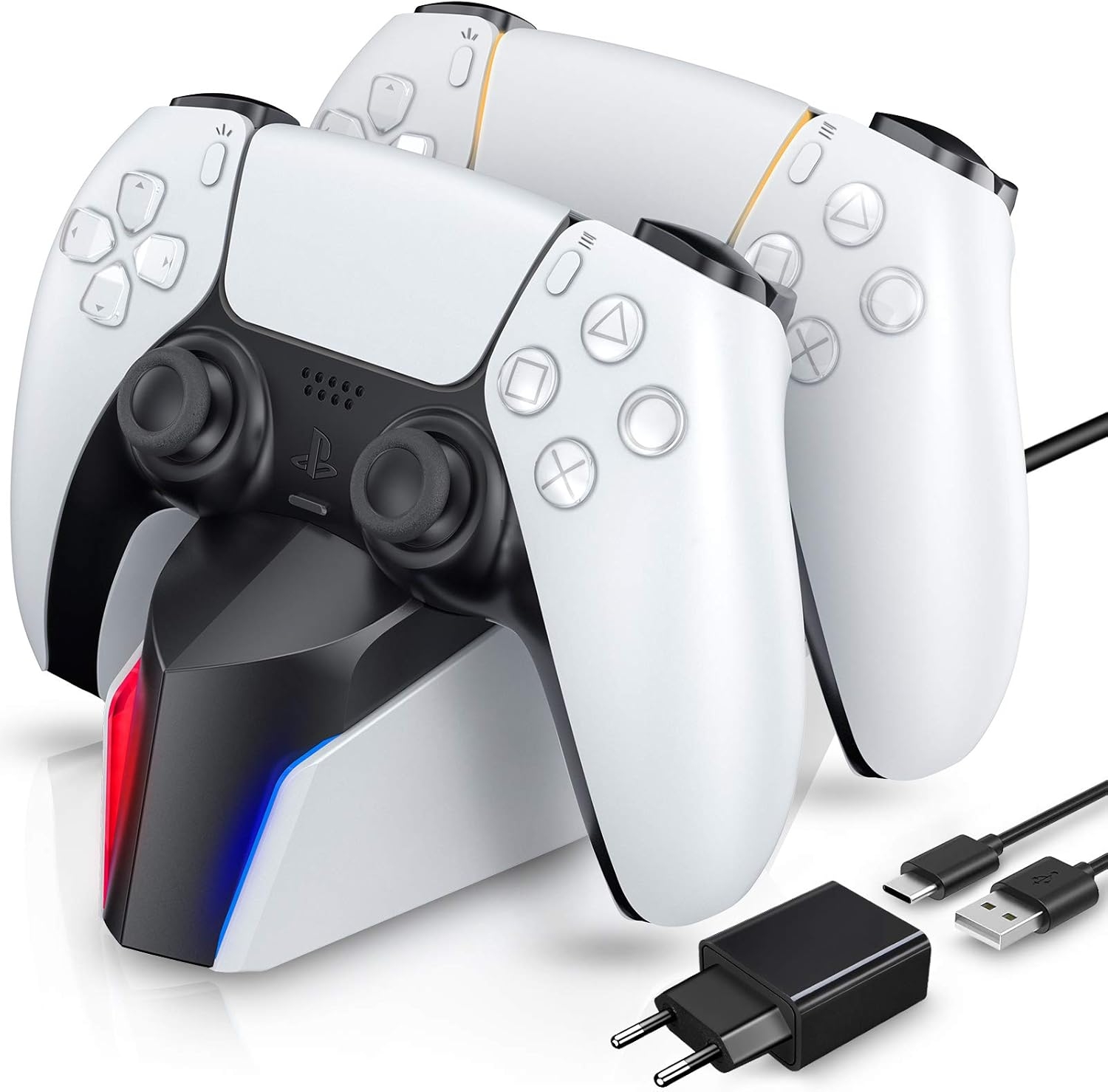 ECHTPOWER chargeur manette PS5